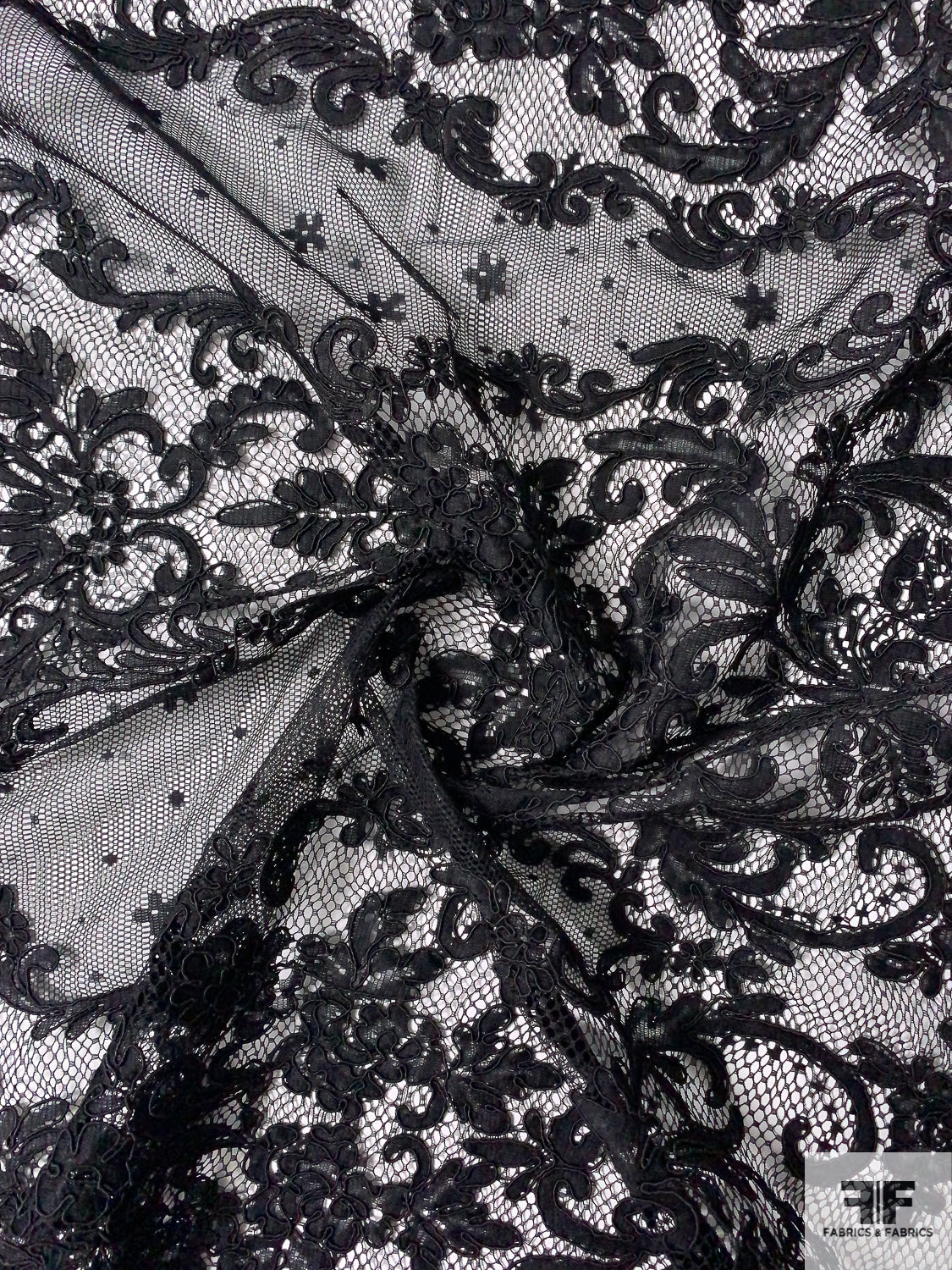 Black Lace Fabric 