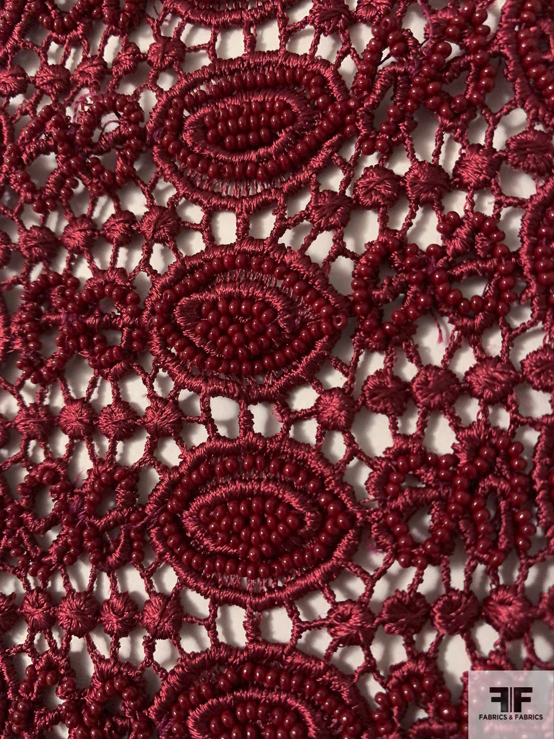 Red lace trim - Lace trim - lace fabric from