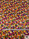 Pebble Clusters Printed Silk Charmeuse - Multicolor