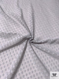 Square Pattern Clip Polyester Chiffon - Grey
