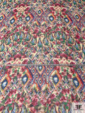 Boho Hip Printed Silk Chiffon - Multicolor