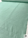 Italian Textured Cloqué Polyester Blend Organza - Seafoam Green