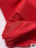 Italian Solid Silk Faille - Red