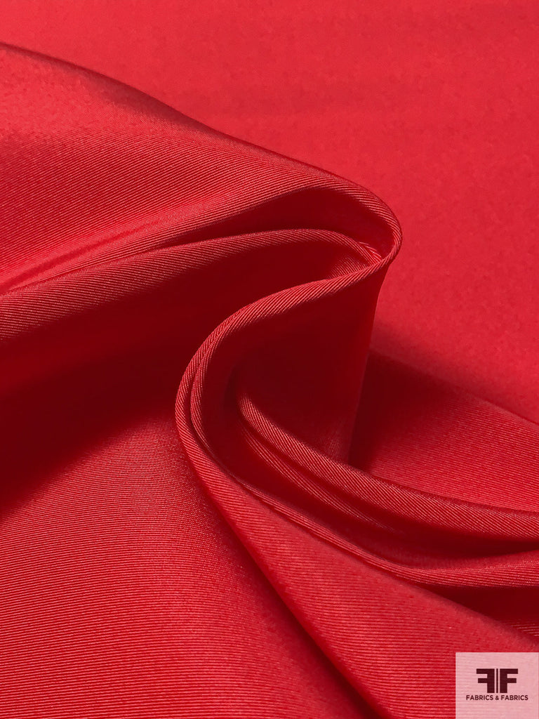 Rumba Red Silk Faille Fabric main image 1