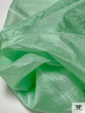 Italian Solid Gauzy-Look Silk Organza - Seafoam Green
