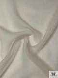 Italian Solid Crinkled Polyester Organza - Sand
