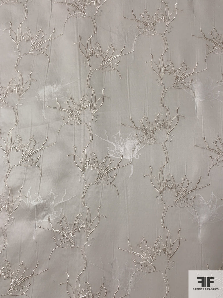 White Italian Satin Organza main image 0