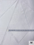 Italian Large Scale Prism Cotton Fil Coupé on Polyester Organza - Ivory