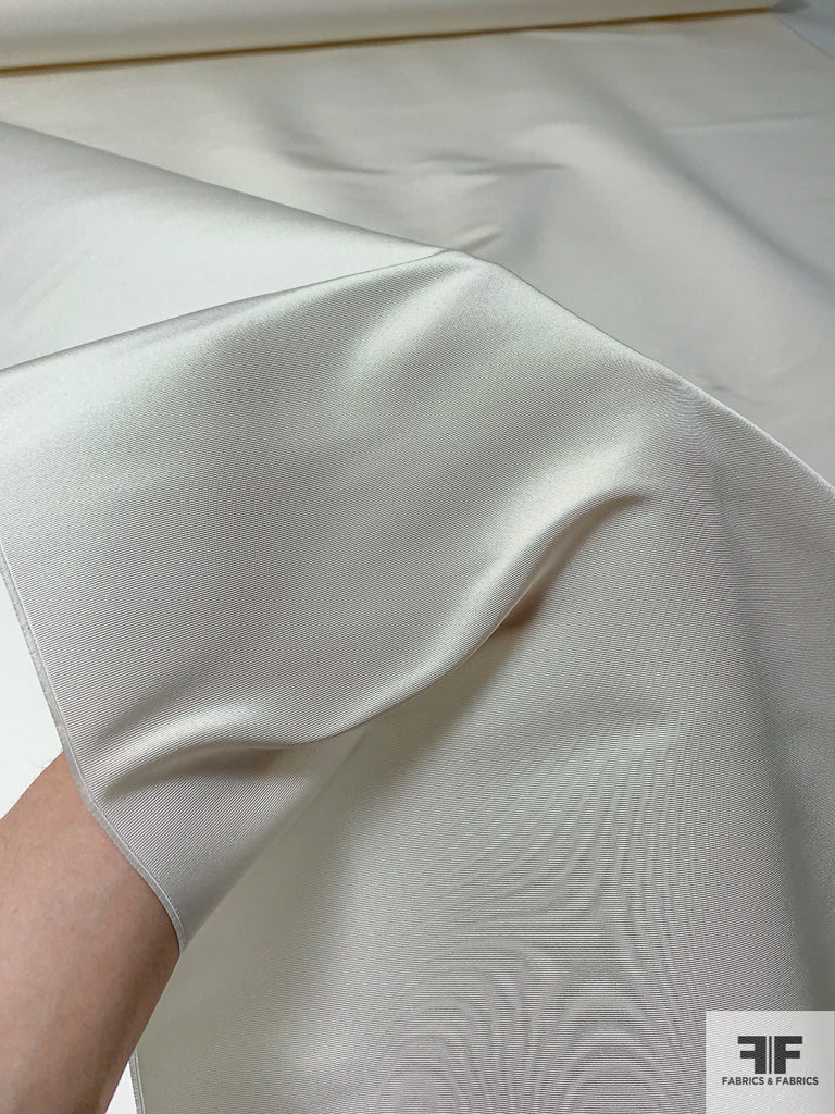 Off White Silk Faille Fabric main image 0