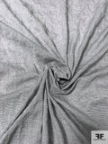Yarn-Dyed Voile Cotton Shirting - Black / White