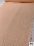 Connected Dots Embroidered Eyelet Cotton Voile - Light Peach