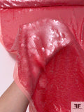 Prabal Gurung Solid Fish Scale Sequins on Tulle - Berry Pink