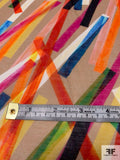 Italian Prabal Gurung Confetti Sticks Printed Cotton-Silk Voile - Multicolor