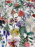 Floral Printed Rayon Crepe-Georgette - Multicolor