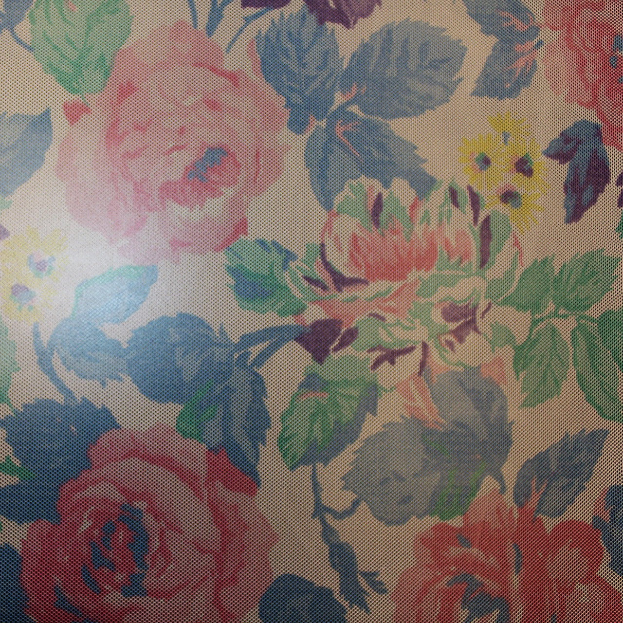 Bold Floral Printed Netting -Multicolor - Fabrics & Fabrics NY