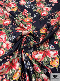 Made in Japan Floral Printed Linen-Cotton - Multicolor