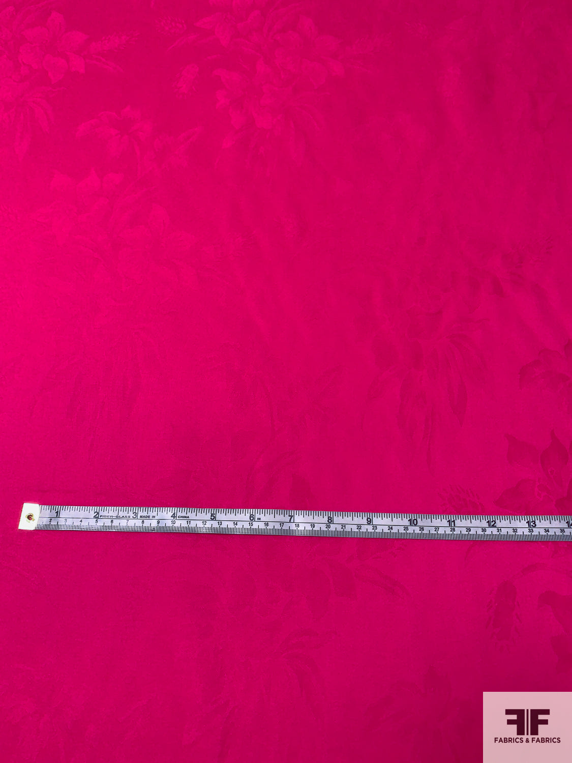 Made in Japan Floral Cotton Jacquard - Magenta | FABRICS & FABRICS ...