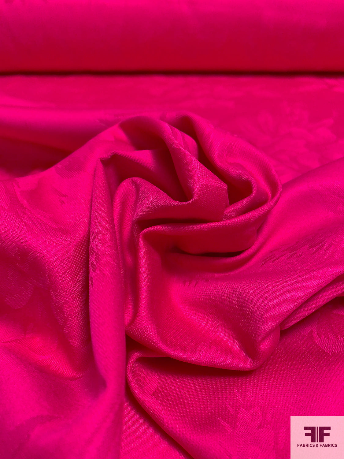 Made in Japan Floral Cotton Jacquard - Magenta | FABRICS & FABRICS ...