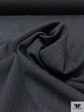 Solid Wool Crepe - Dark Heather Grey