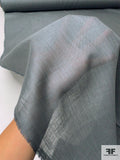 Fine Solid Linen - Pewter Grey
