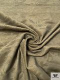 Abstract Embossed Stretch Cotton Corduroy - Light Clay