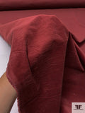 Solid Stretch Pinwale Cotton Corduroy - Clay Maroon