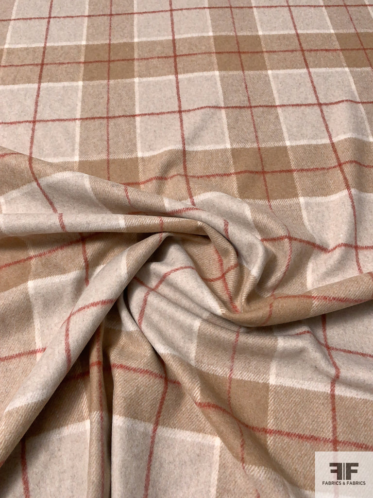 MACKENZIE Red Multi Plaid, Italian Flannel