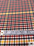 Italian Prabal Gurung Plaid Jacket Weight Suiting - Red / Navy / Off-White / Yellow