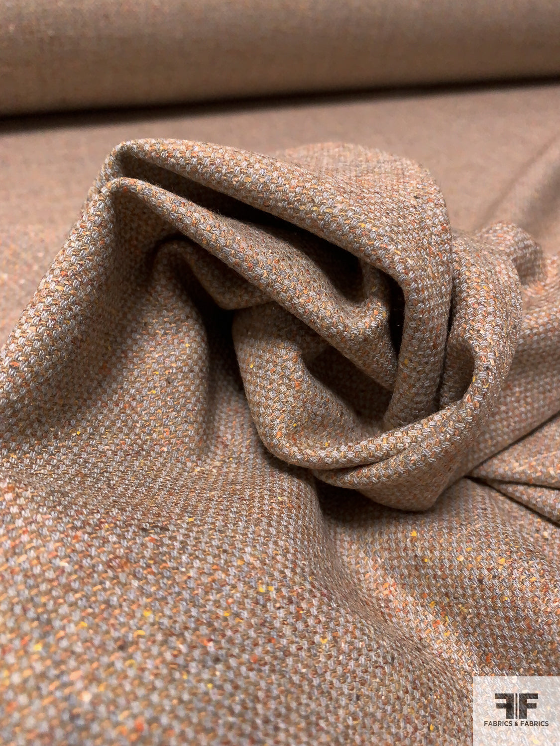 Italian Wool Blend Lightweight Suiting - Earth