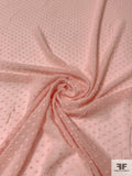 Bow-Tie Clip Silk Chiffon - Blush Pink