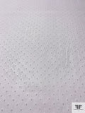 Swiss Dot Polyester Chiffon - Diamond White