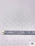 Swiss Dot Polyester Chiffon - Diamond White