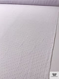 Swiss Dot Polyester Chiffon - Diamond White