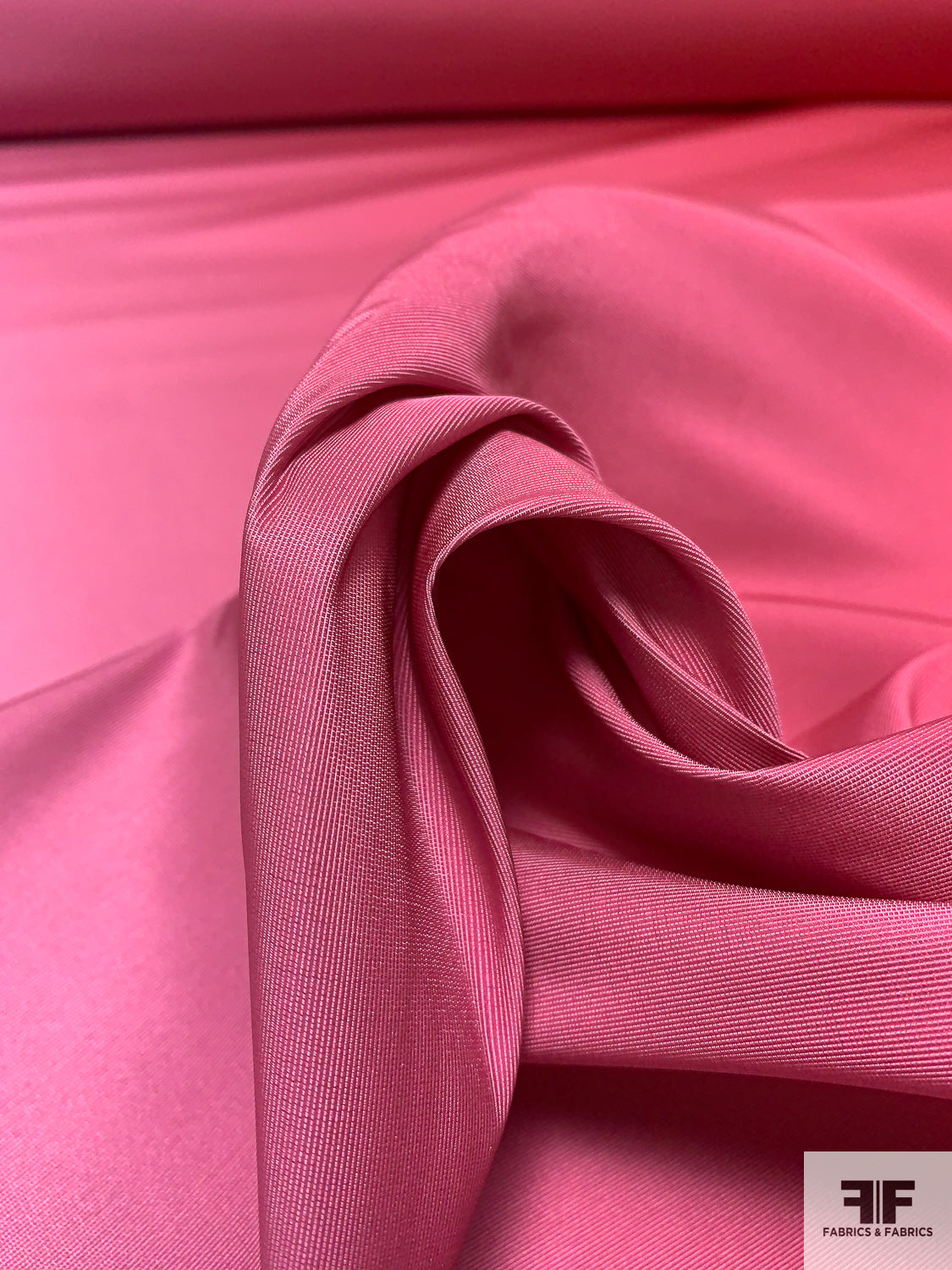 Ombré Printed Polyester Faille - Brink Pink / Kobi Pink