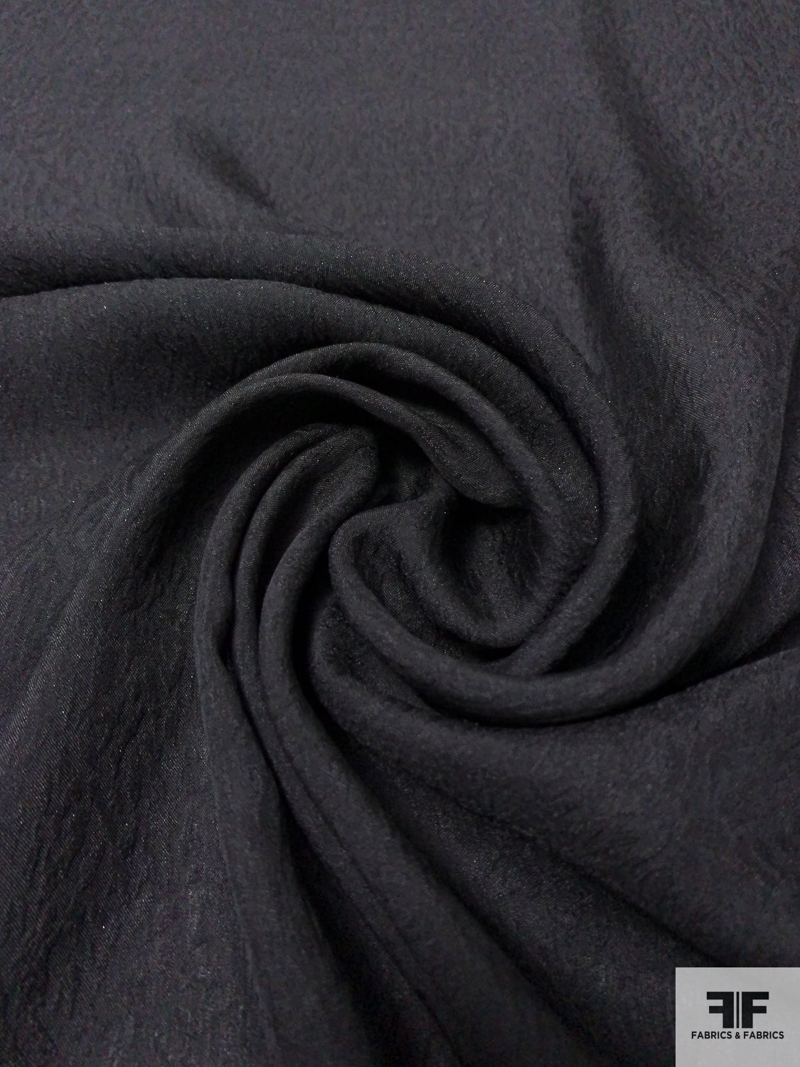 Semi-Sheer Jacquard Silk Chiffon - Black