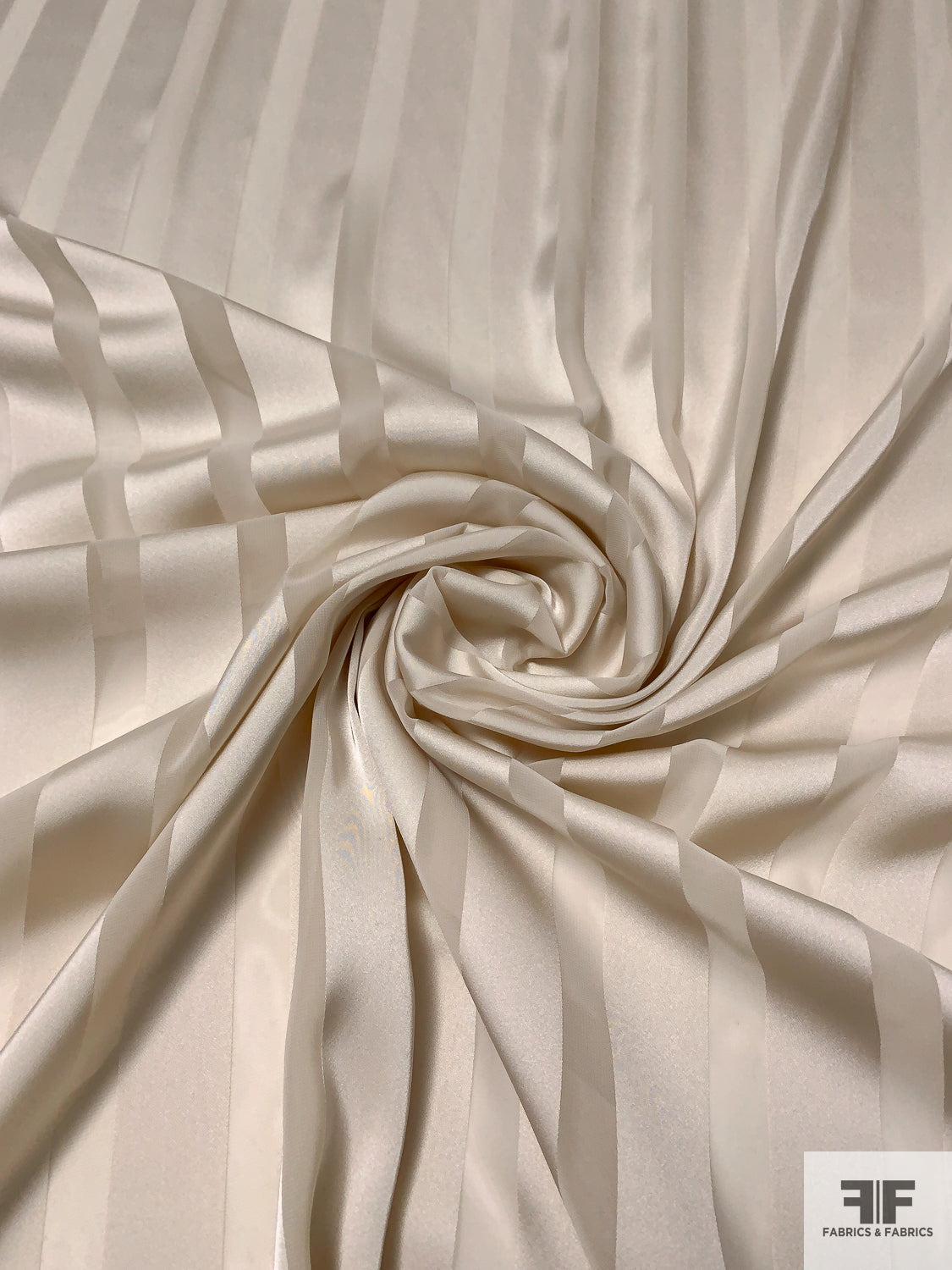 Jolene ECRU Polyester Two-Tone Chiffon Fabric by the Yard - New