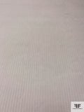 Solid Shadow Striped Silk Chiffon - Off-White