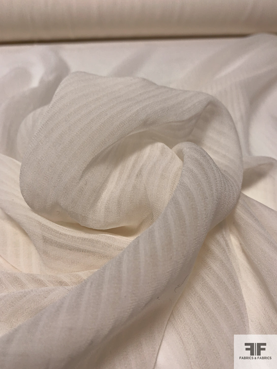 Chiffon Wholesale Fabric in Off White 1705