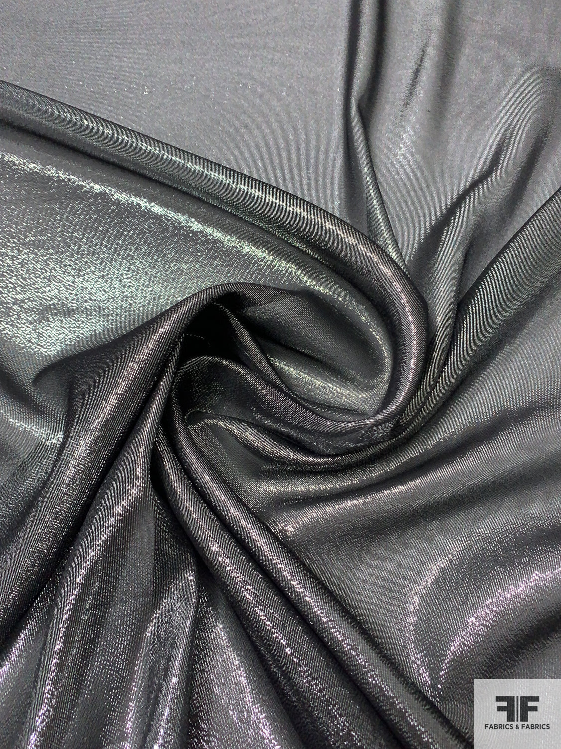 Lurex Pinstriped Silk Chiffon - Black  FABRICS & FABRICS – Fabrics &  Fabrics