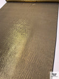 Lurex Pinstriped Silk Chiffon - Gold / Black