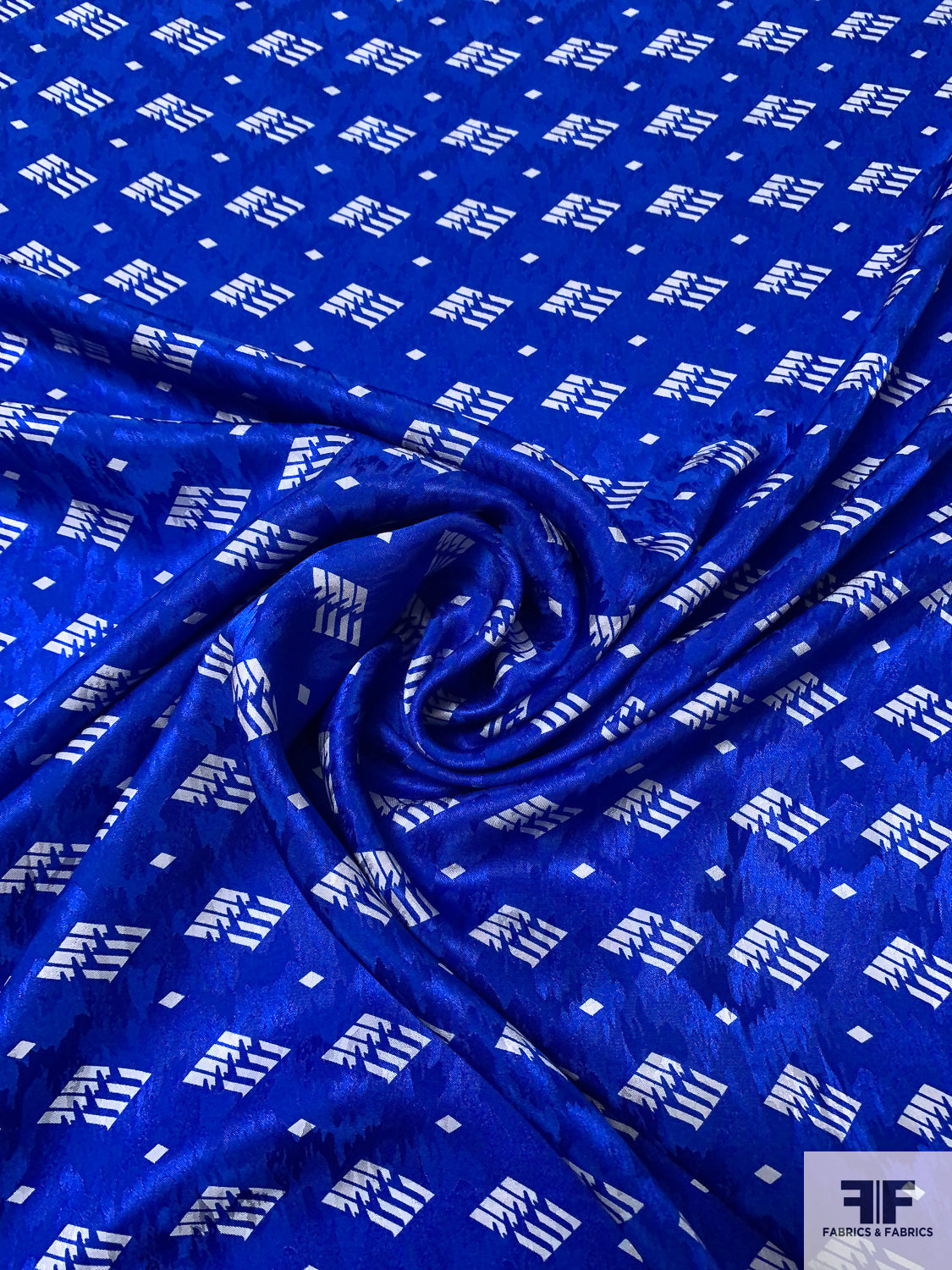 Royal Blue Silk Charmeuse - Fabrics & Fabrics, Silk Fabric