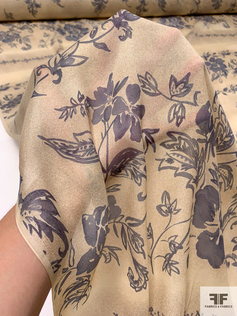 Printed Silk Georgette Fabrics | FABRICS & FABRICS NYC – Fabrics & Fabrics