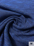 Italian Basic Tweed Suiting - Blue / Black