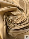 Plaid Yarn-Dyed Silk Taffeta - Beige / Ecru / Olive