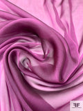 Iridescent Silk Chiffon - Grape Purple