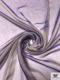Iridescent Silk Chiffon - Dusty Purple