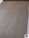 Iridescent Silk Chiffon - Icy Taupe Grey