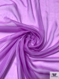 Fine Silk Chiffon in Iridescent Quality - Orchid Purple