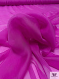 Fine Silk Chiffon in Iridescent Quality - Fuchsia