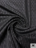 Love 1972 Lightweight Jacquard Brocade - Black / Grey